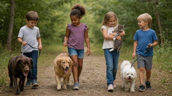 Fédérer une communauté autour de balades éducatives pour les enfants et leurs animaux