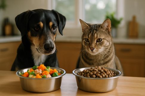 Faut-il privilégier la ration ménagère ou les aliments industriels pour son animal ?
