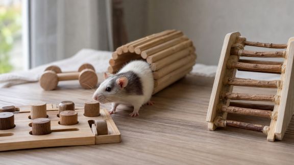Choisir les bons jouets pour stimuler l’intelligence de son rat domestique