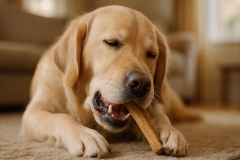 Comprendre les besoins de mastication chez le chien et proposer des alternatives saines