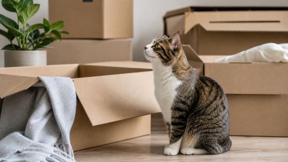 Chats et déménagement : préparer le changement en douceur