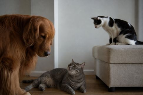 Comment gérer la jalousie entre plusieurs animaux à la maison