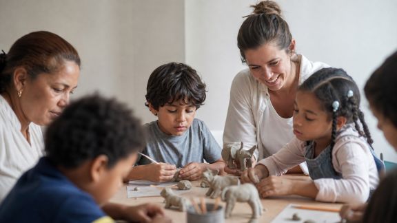 Animer des ateliers créatifs autour des animaux pour petits et grands dans le quartier