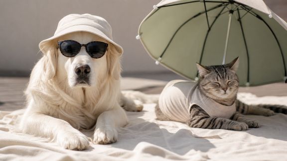 Quels accessoires de protection solaire pour animaux en été ?