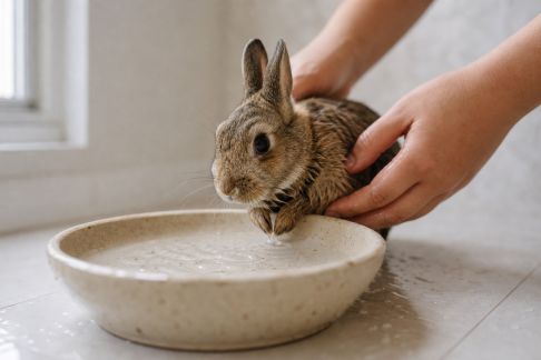 Rendre le bain agréable à son lapin ou rongeur : astuces et précautions