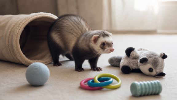 Top 5 des jouets indispensables pour occuper un furet