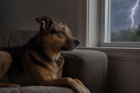 Chien et bruit : comment l’aider à surmonter la peur des orages et feux d’artifice