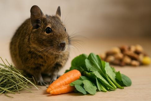 Les particularités de l’alimentation des degus : aliments à privilégier et à éviter