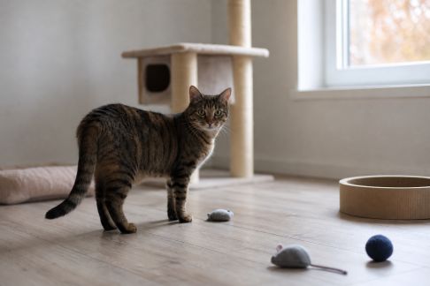 Quelles occupations quand mon chat reste seul à la maison ?