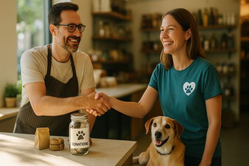 Comment collaborer avec des commerces locaux pour soutenir la cause animale