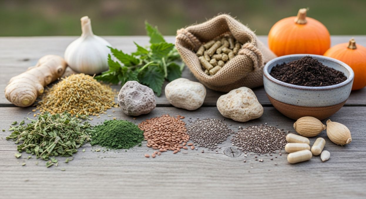 Suppléments naturels : intérêt et précautions pour la nutrition animale