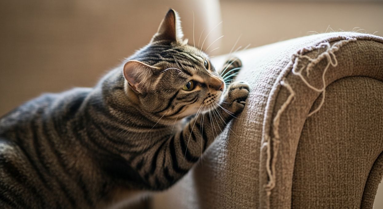 Pourquoi mon chat gratte-t-il partout ? Décryptage des comportements