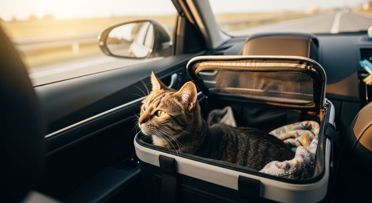 Les meilleures astuces pour faciliter les trajets en voiture avec son chat