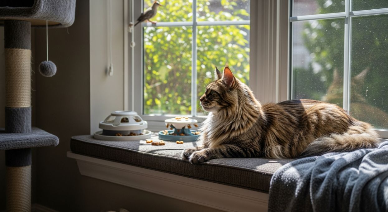 Comment prévenir l’ennui chez un chat d’intérieur
