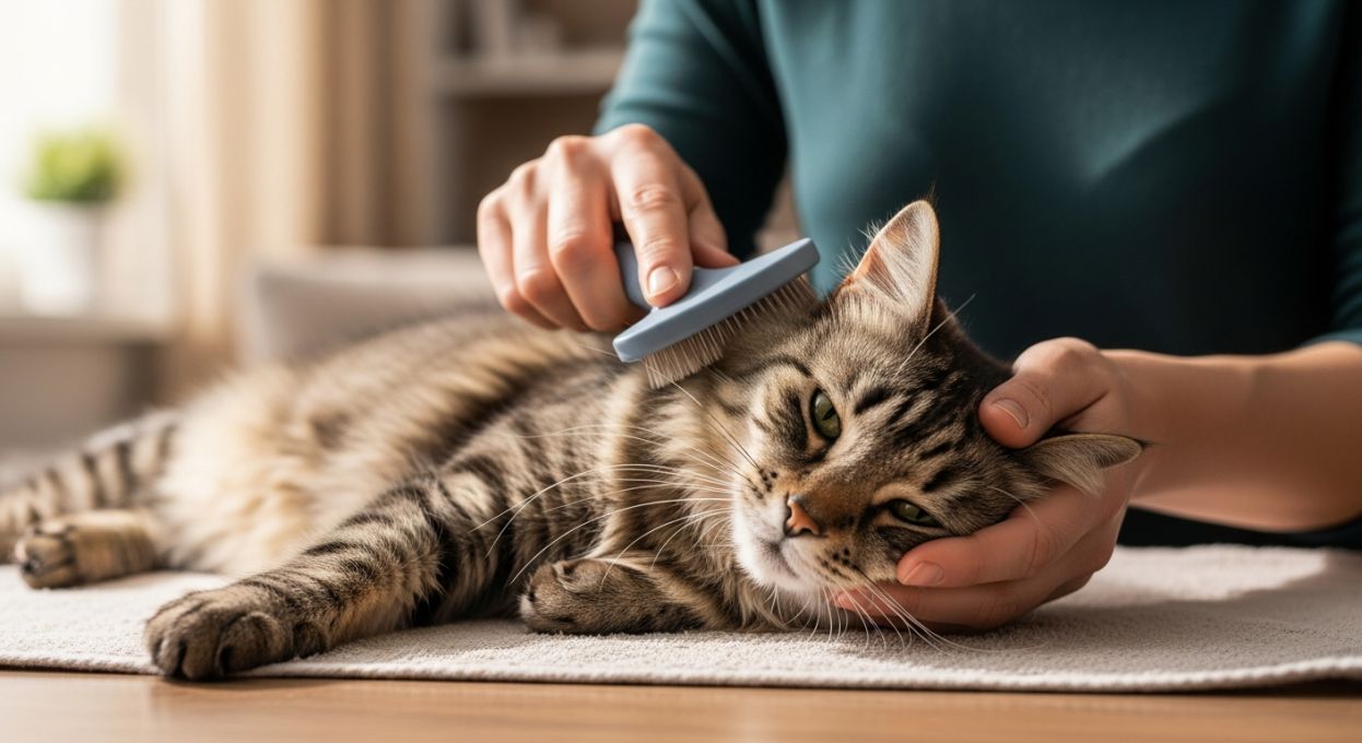Toilettage du chat âgé : adapter les gestes au fil des ans