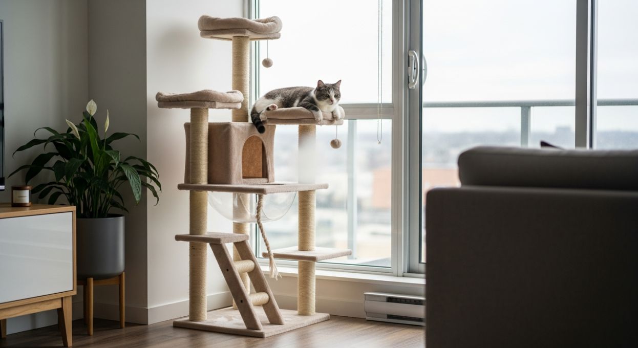 Panorama des arbres à chat pour petits espaces urbains