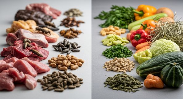 Différences d’alimentation entre NAC carnivores et herbivores