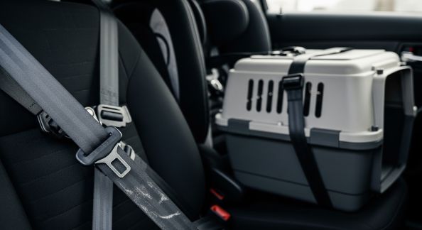 Sécurité en voiture : ceintures, harnais et box de transport sous la loupe