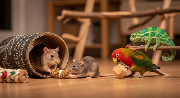 Besoins mentaux chez les nouvelles espèces de compagnies : comment les stimuler