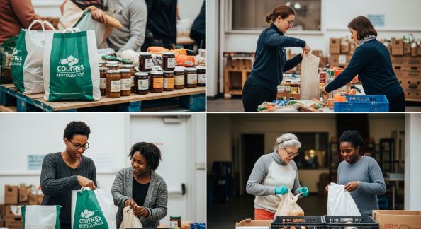 S’associer pour organiser des collectes alimentaires pour refuges locaux