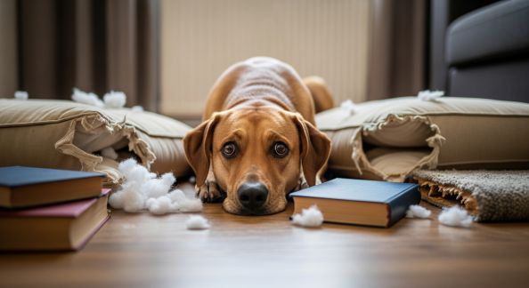 Mon chien détruit tout : comprendre les causes et apporter des solutions