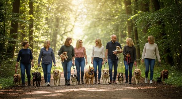 Ces associations qui réunissent maîtres et animaux autour de balades collectives