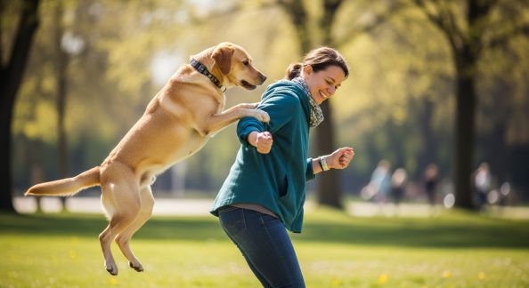 Pourquoi mon chien saute-t-il sur les gens ? Solutions pratiques