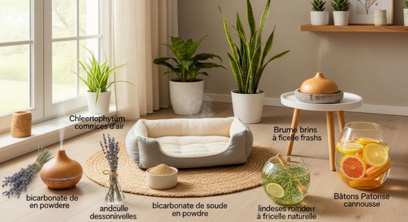 Astuces pour désodoriser naturellement l’espace de vie de son animal