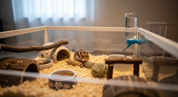 Créer un environnement sécurisé pour son hamster en liberté surveillée