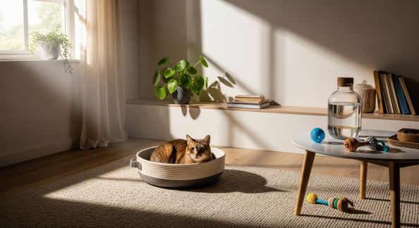Comment aider un chat anxieux à se sentir chez lui