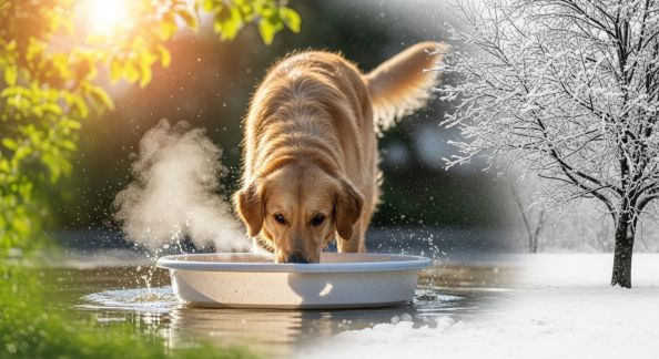 Lutter contre la déshydratation chez l’animal en été et en hiver